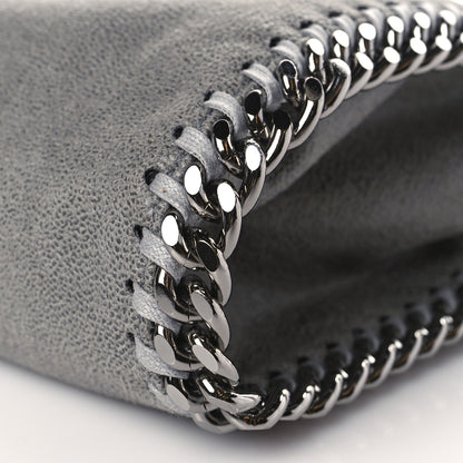 Stella McCartney Shaggy Deer Mini Falabella Fold Over Tote Light Grey 9 of 9