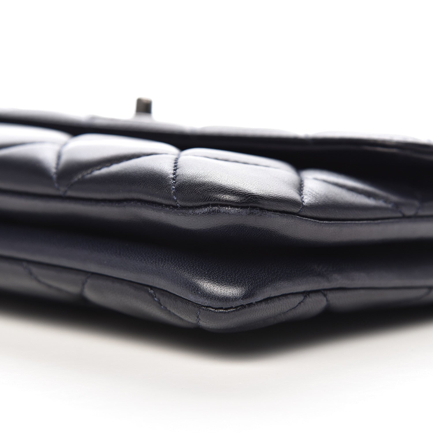 Chanel Lambskin Quilted Medium Trendy CC Flap Navy Blue 13 of 15
