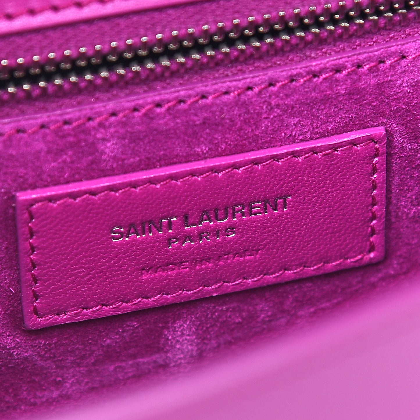 Smooth Calfskin Le Carre Shoulder Bag Purple