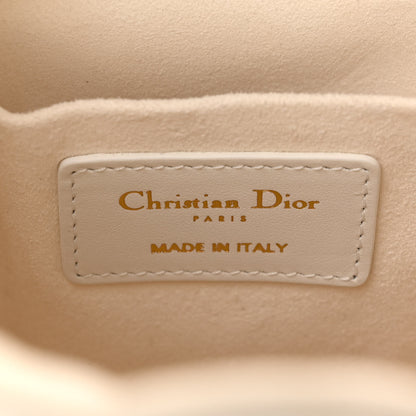 Christian Dior Calfskin Small Dior Vibe Bucket White Blue 6 of 11