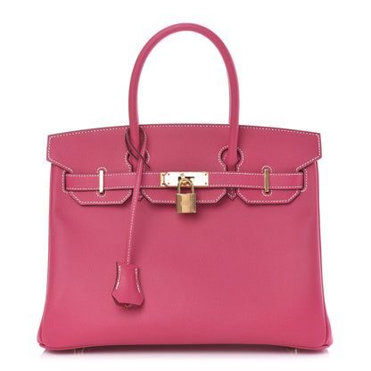 Hermes Epsom Birkin 30 Rose Tyrien 1 of 10