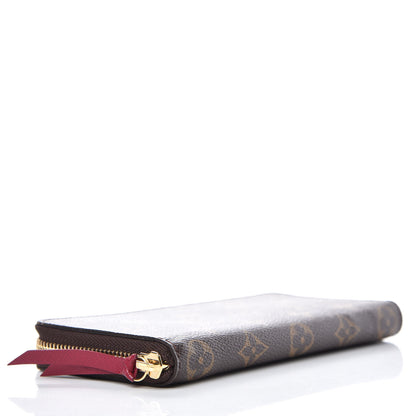 Louis Vuitton Monogram Clemence Wallet Fuchsia 4 of 8