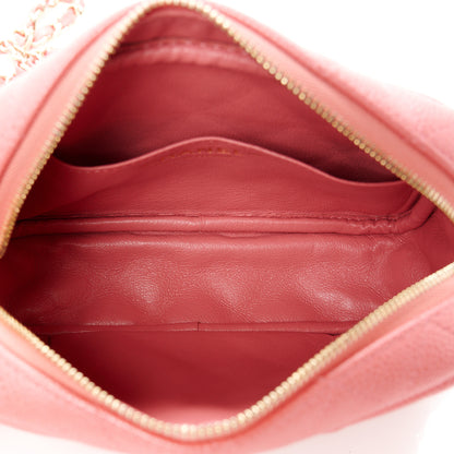 Chanel Iridescent Caviar Small Timeless Camera Case Coral 5 of 10