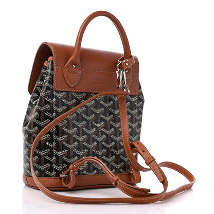 Goyard Goyardine Calfskin Mini Alpin Backpack Black Gold 3 of 9