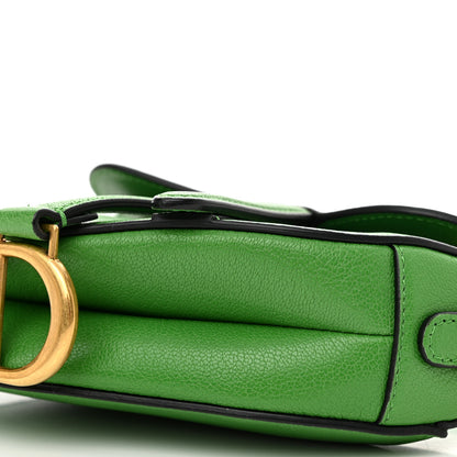 Christian Dior Goatskin Micro Saddle Bag Green 9 of 9