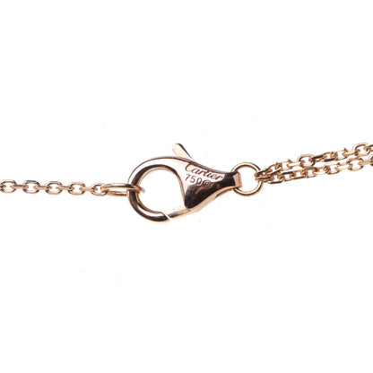 Cartier 18K Pink Yellow White Gold Trinity Double Chain Pendant Necklace 5 of 6
