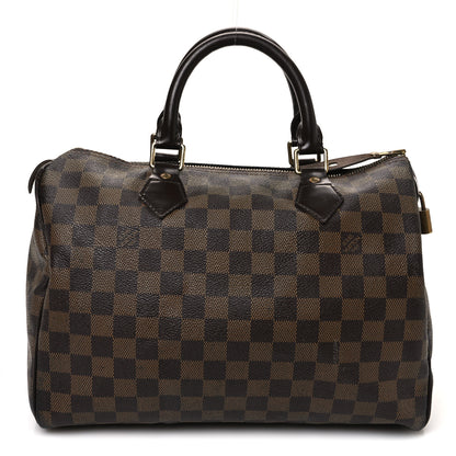 Louis Vuitton Damier Ebene Speedy 30 1 of 14