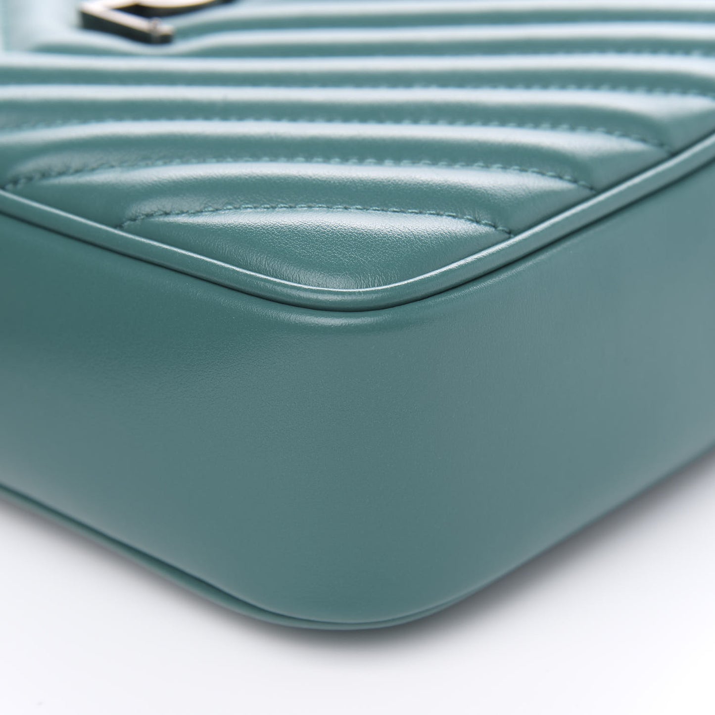 Calfskin Matelasse Monogram Lou Camera Bag Brilliant Grass