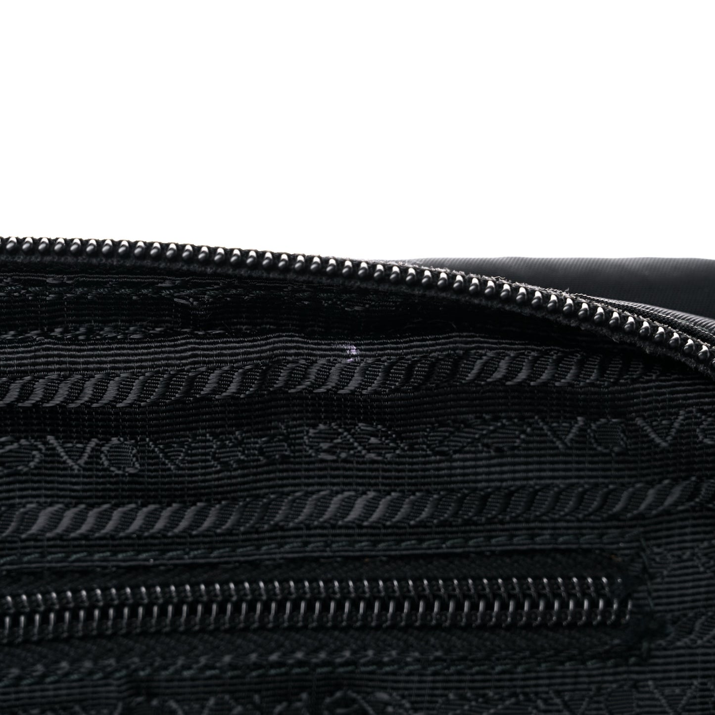 Nylon Messenger Bag Black