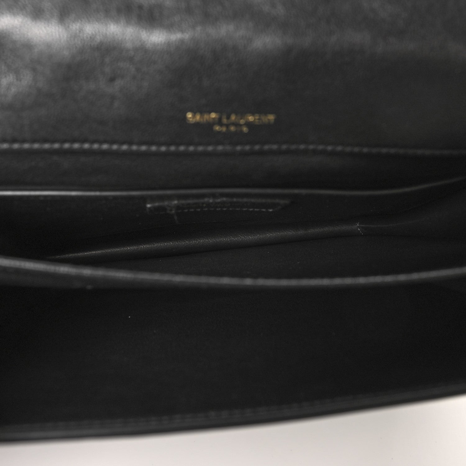 Saint Laurent Lambskin Quilted Monogram Medium Solferino Satchel Black 5 of 10