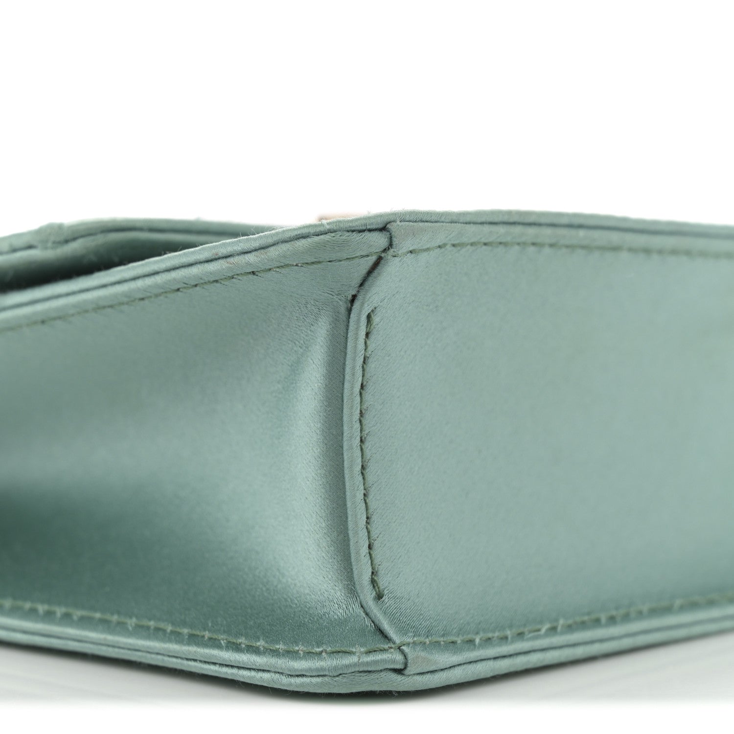 Jimmy Choo Satin Pearl Varenne Shoulder Bag Green 7 of 11