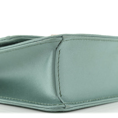 Jimmy Choo Satin Pearl Varenne Shoulder Bag Green 7 of 11