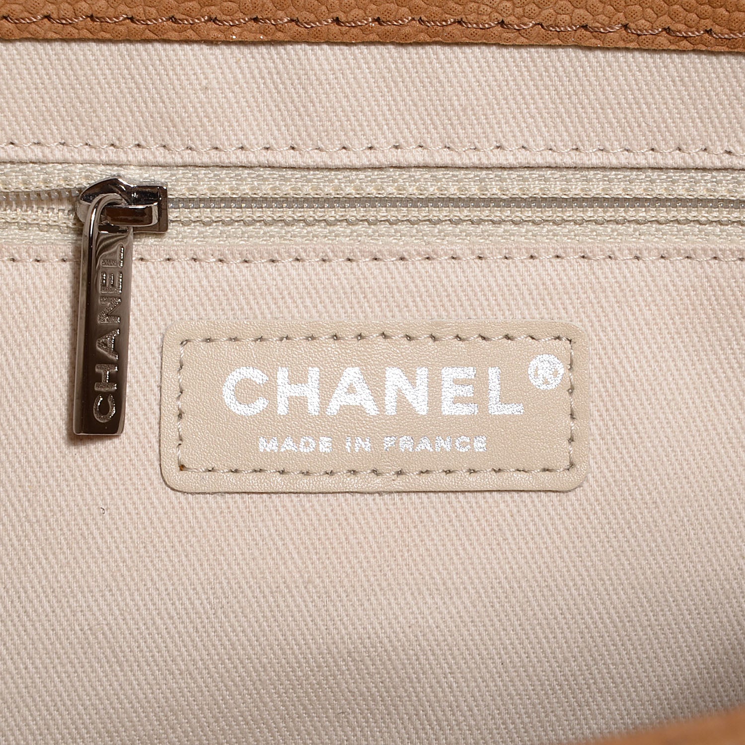 Chanel Iridescent Caviar Medium Lady Pearly Flap Beige 6 of 9