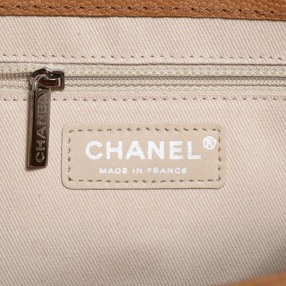 Chanel Iridescent Caviar Medium Lady Pearly Flap Beige 6 of 9