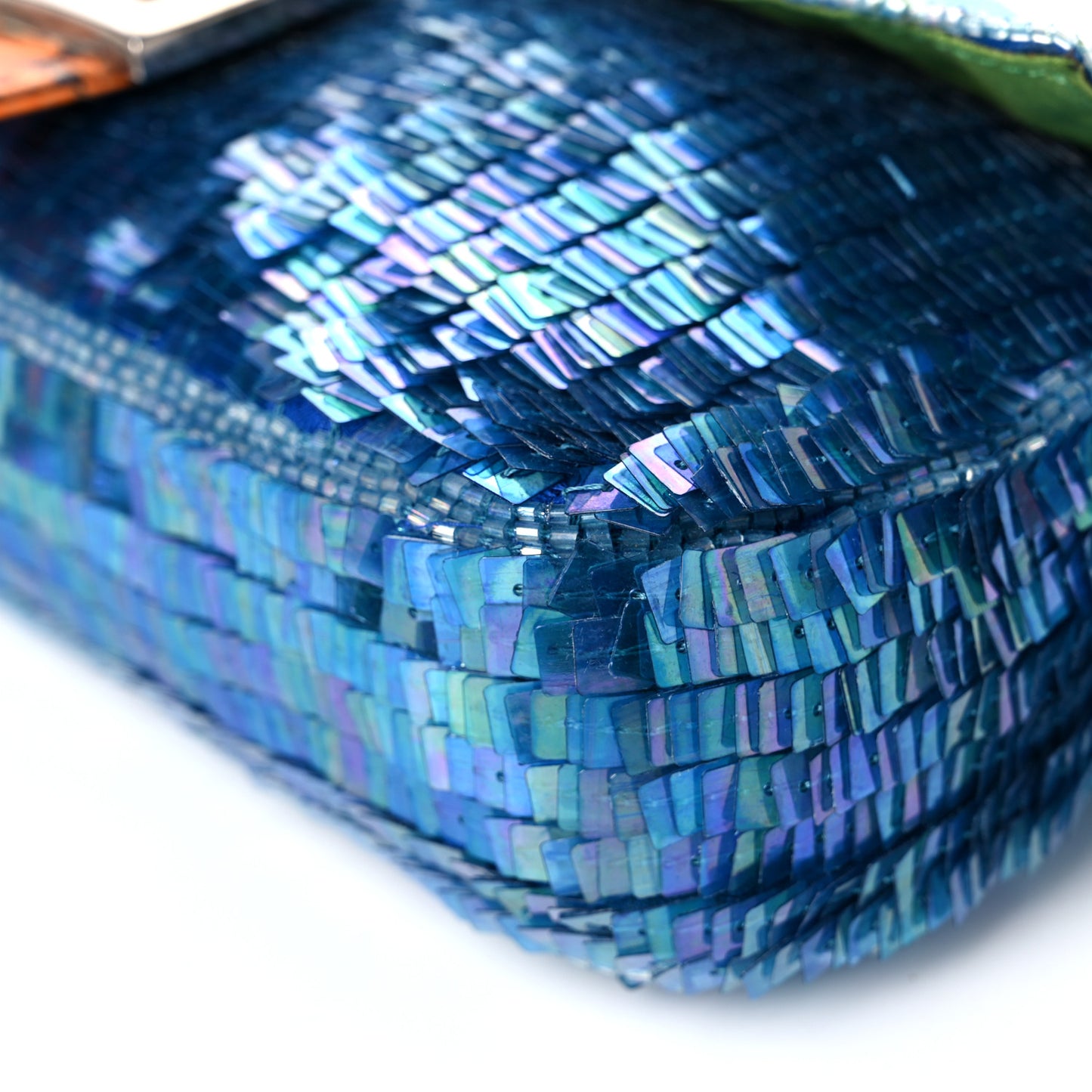 Lizard Beaded Sequin Baguette Multicolor