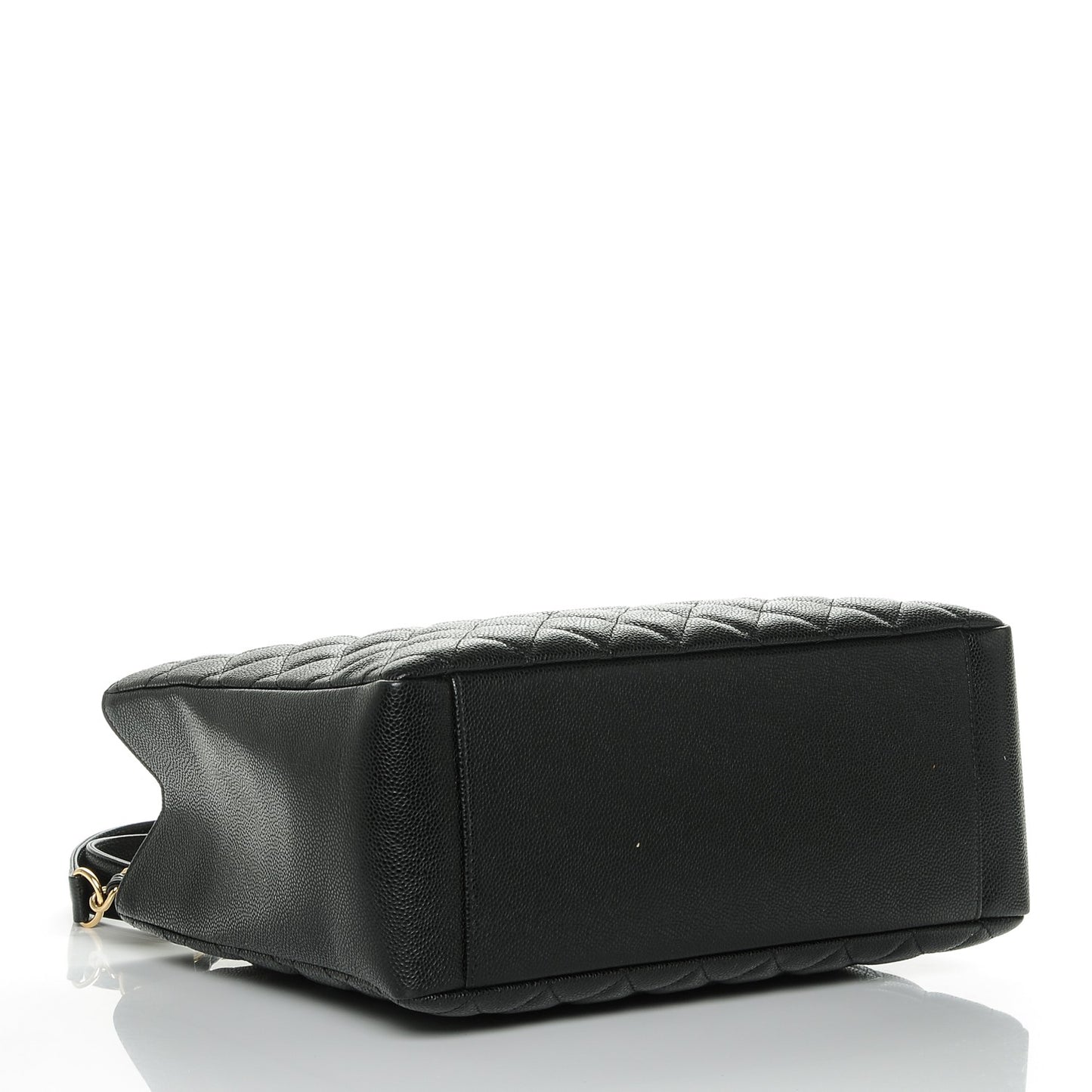 Caviar Quilted Grand Shopping Tote GST Black