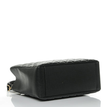 Chanel Caviar Quilted Grand Shopping Tote GST Black 4 of 7