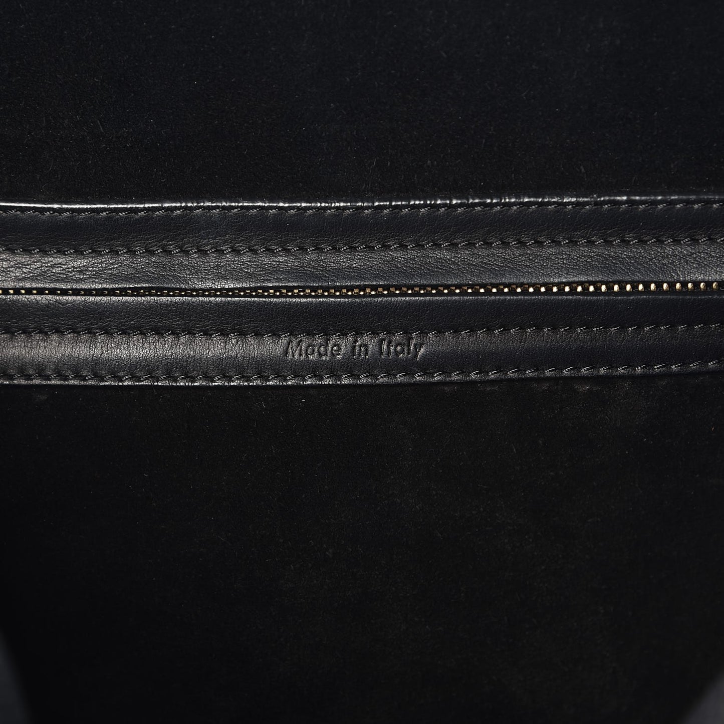 Supple Calfskin Medium Phantom Luggage Black