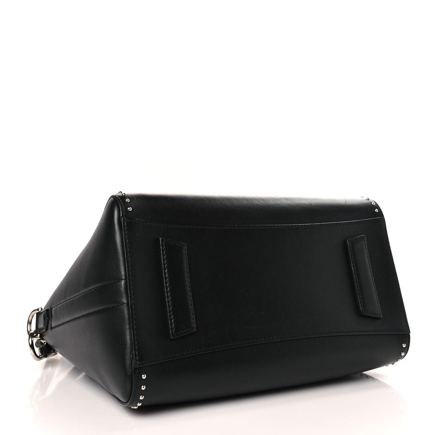 Smooth Calfskin Small Studded Antigona Black