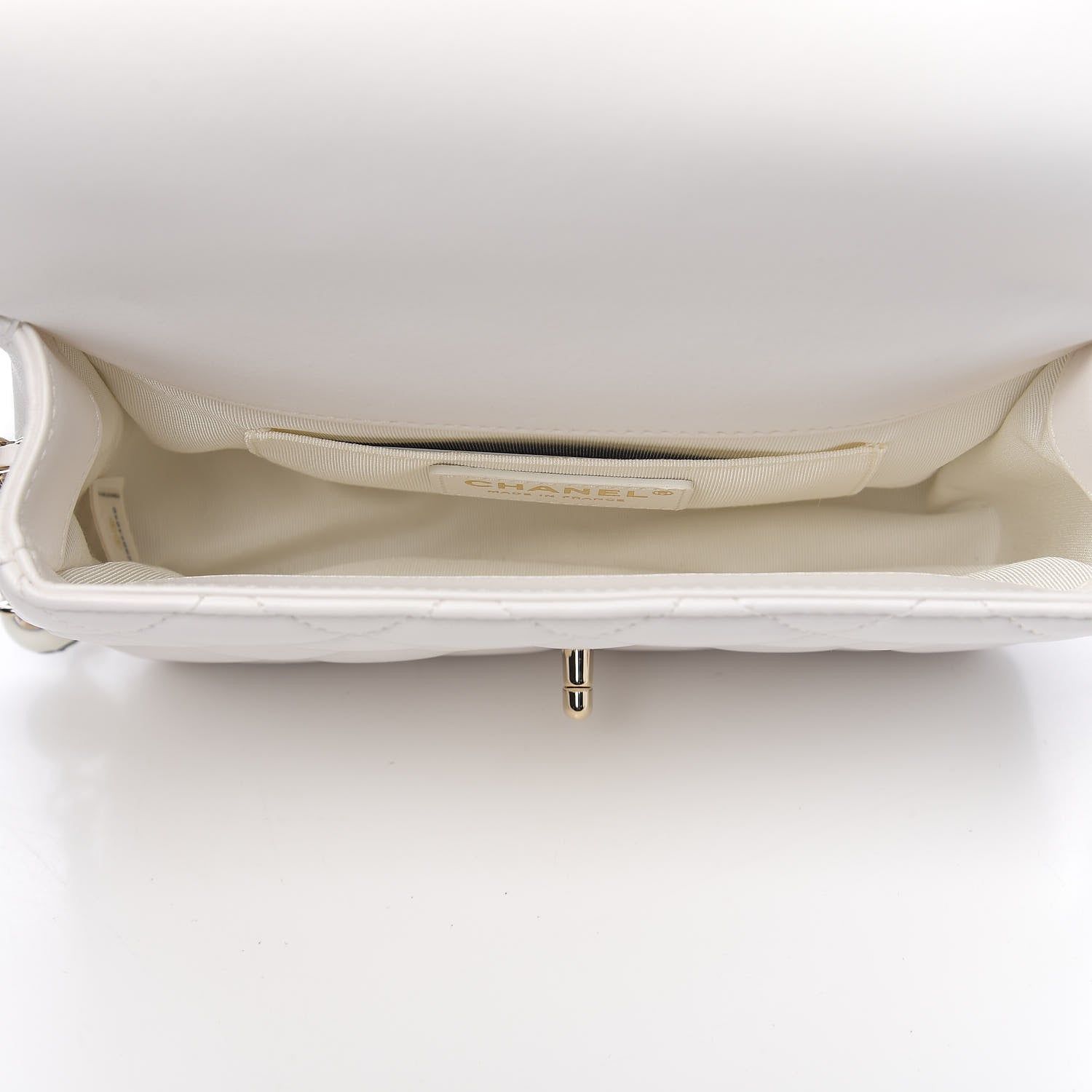 Chanel Lambskin Quilted Small My Precious Flap White 4 of 10