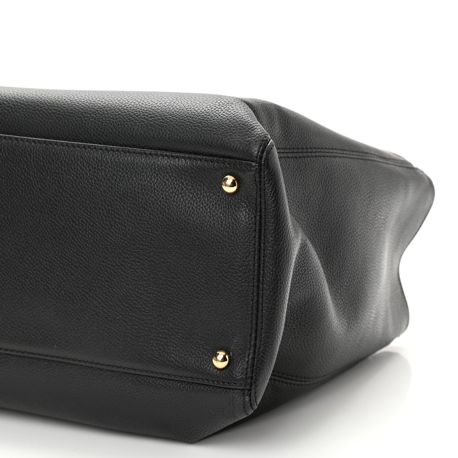 Chanel Calfskin Cerf Executive Shopper Tote Black 10 of 10