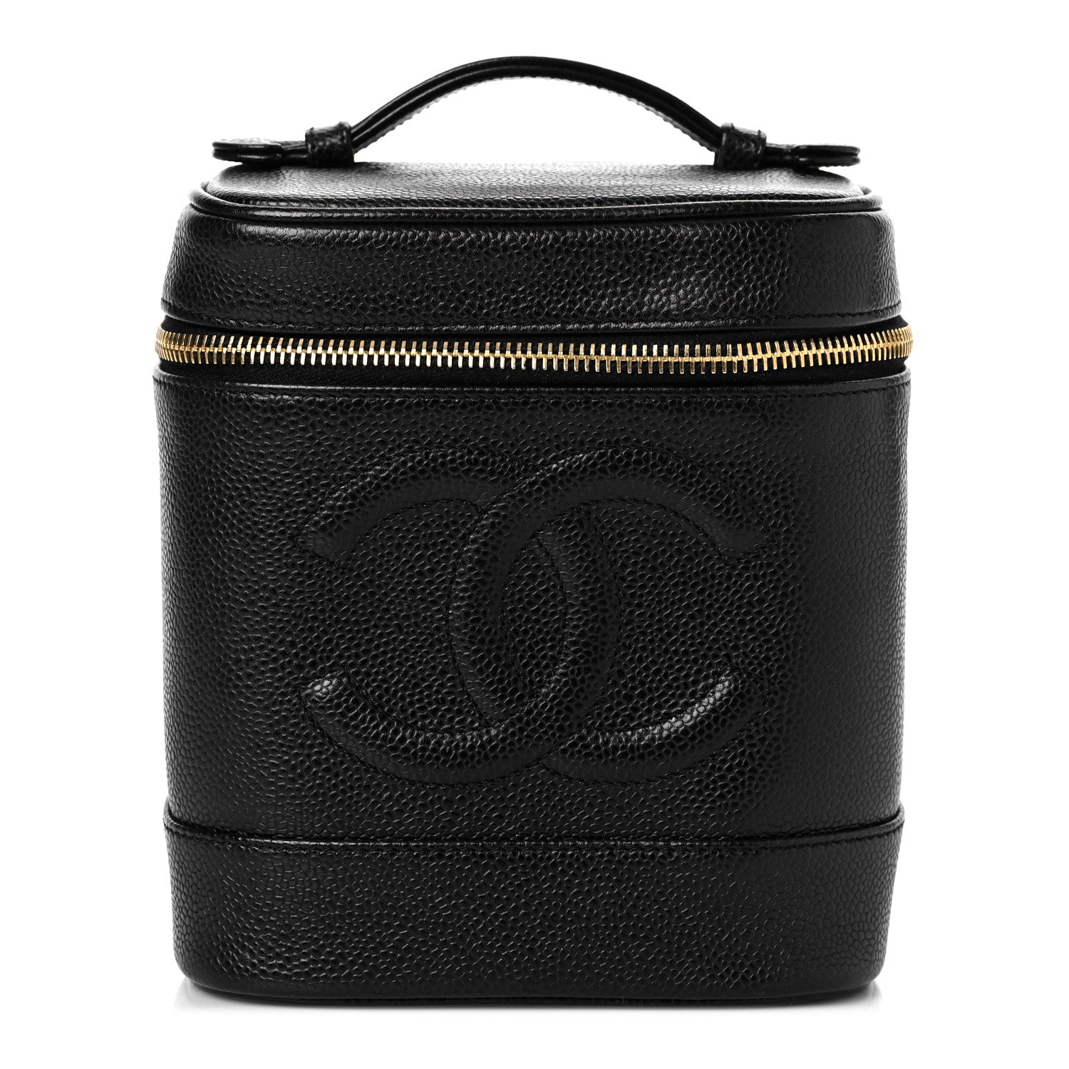 Chanel Caviar Vanity Cosmetic Case Black 1 of 11