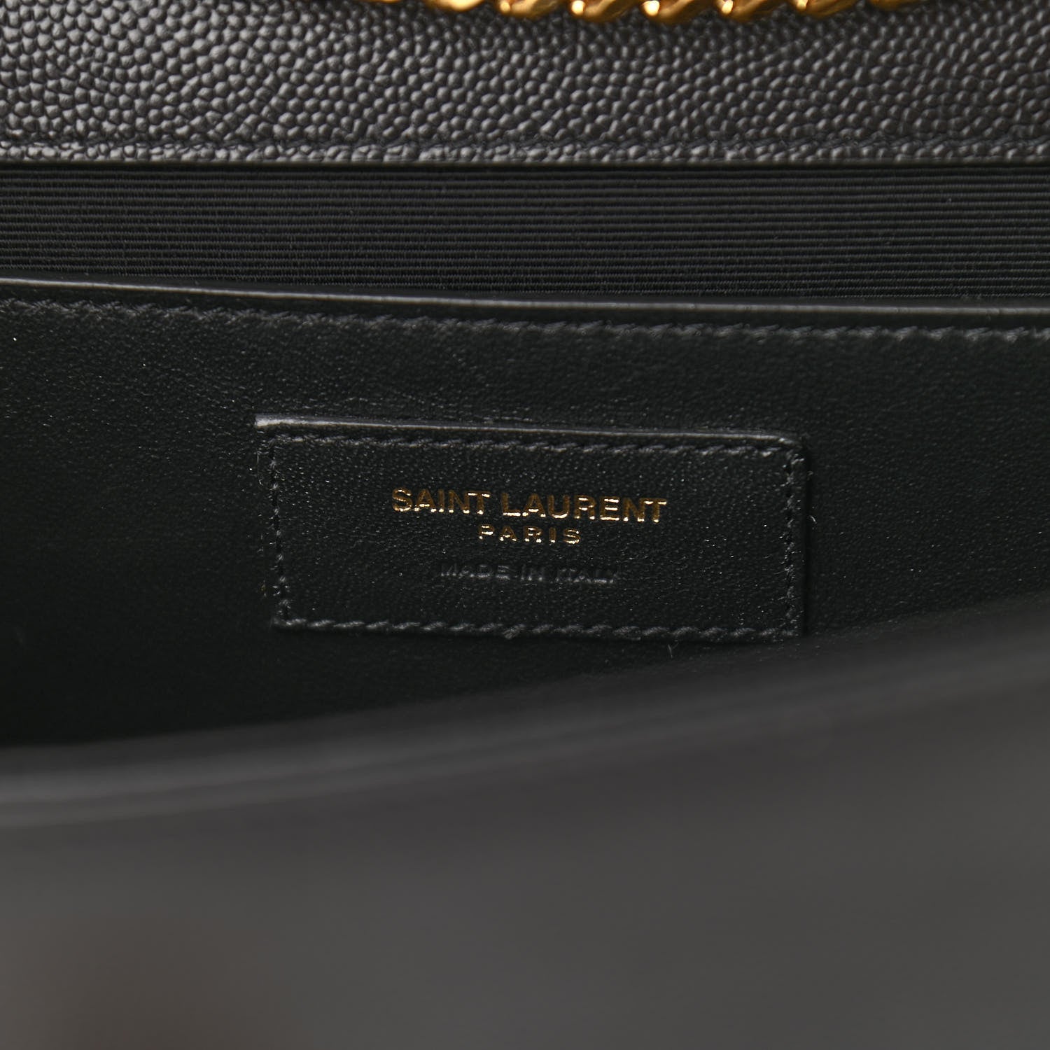 Saint Laurent Grain De Poudre Medium Classic Monogram Kate Satchel Black 5 of 8