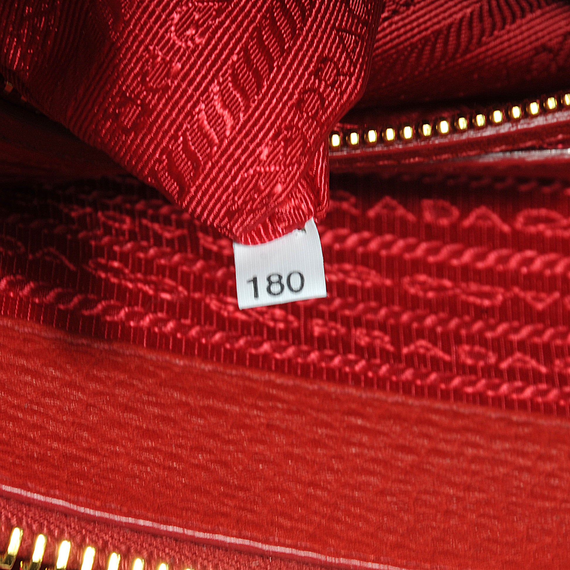 Prada Vitello Daino Lux Small Tote Rosso 6 of 9