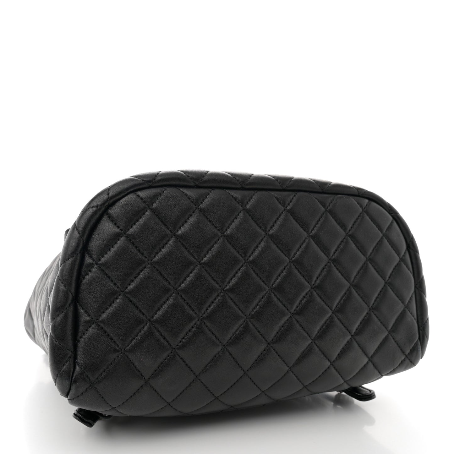 Lambskin Quilted Large Urban Spirit Backpack Black