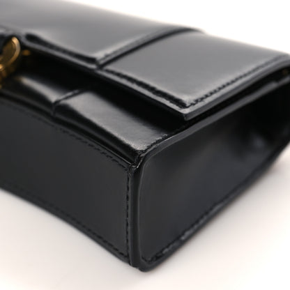 Balenciaga Shiny Box Calfskin Hourglass Chain Bag Black 8 of 8