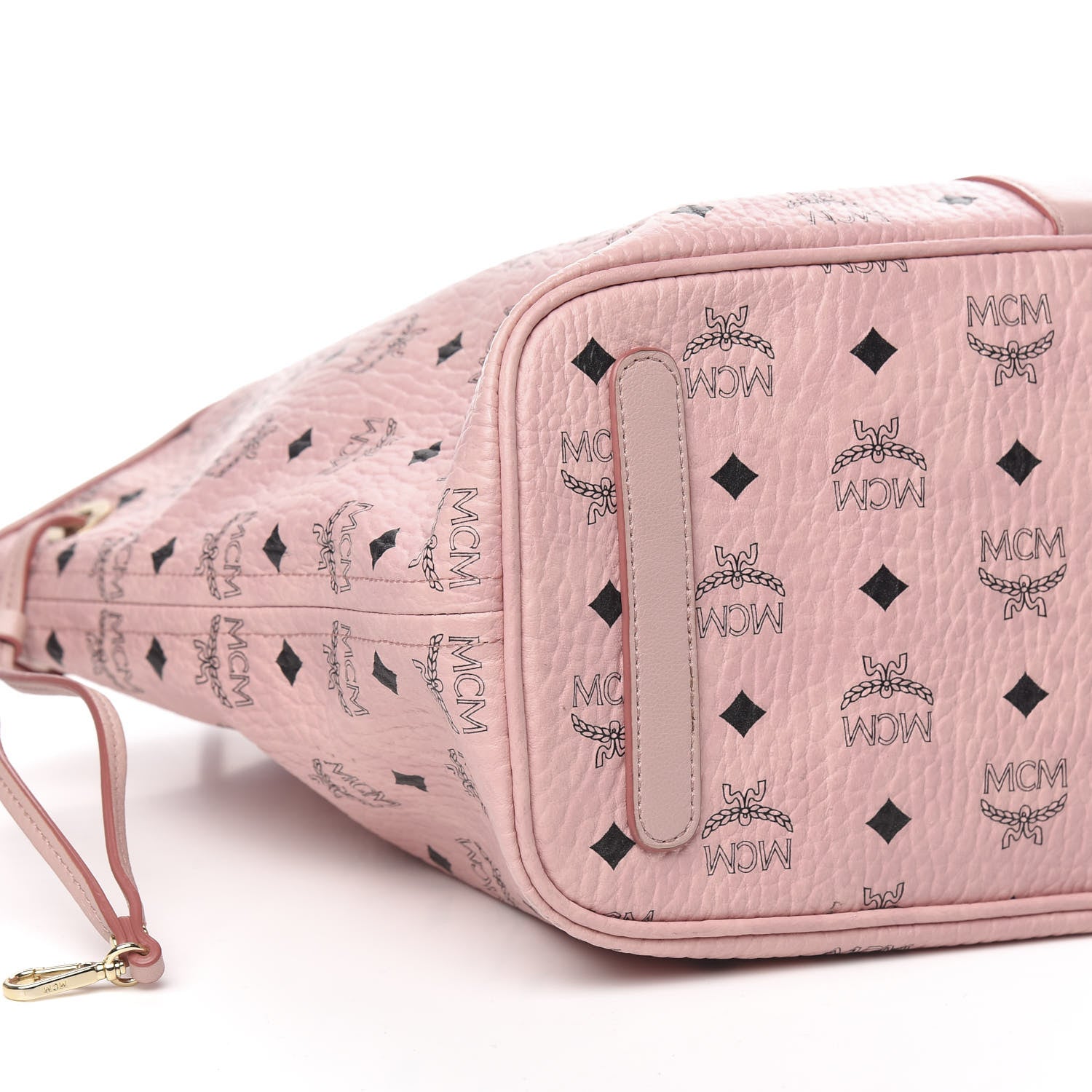 MCM Visetos Medium Liz Reversible Shopper Tote Soft Pink 11 of 16