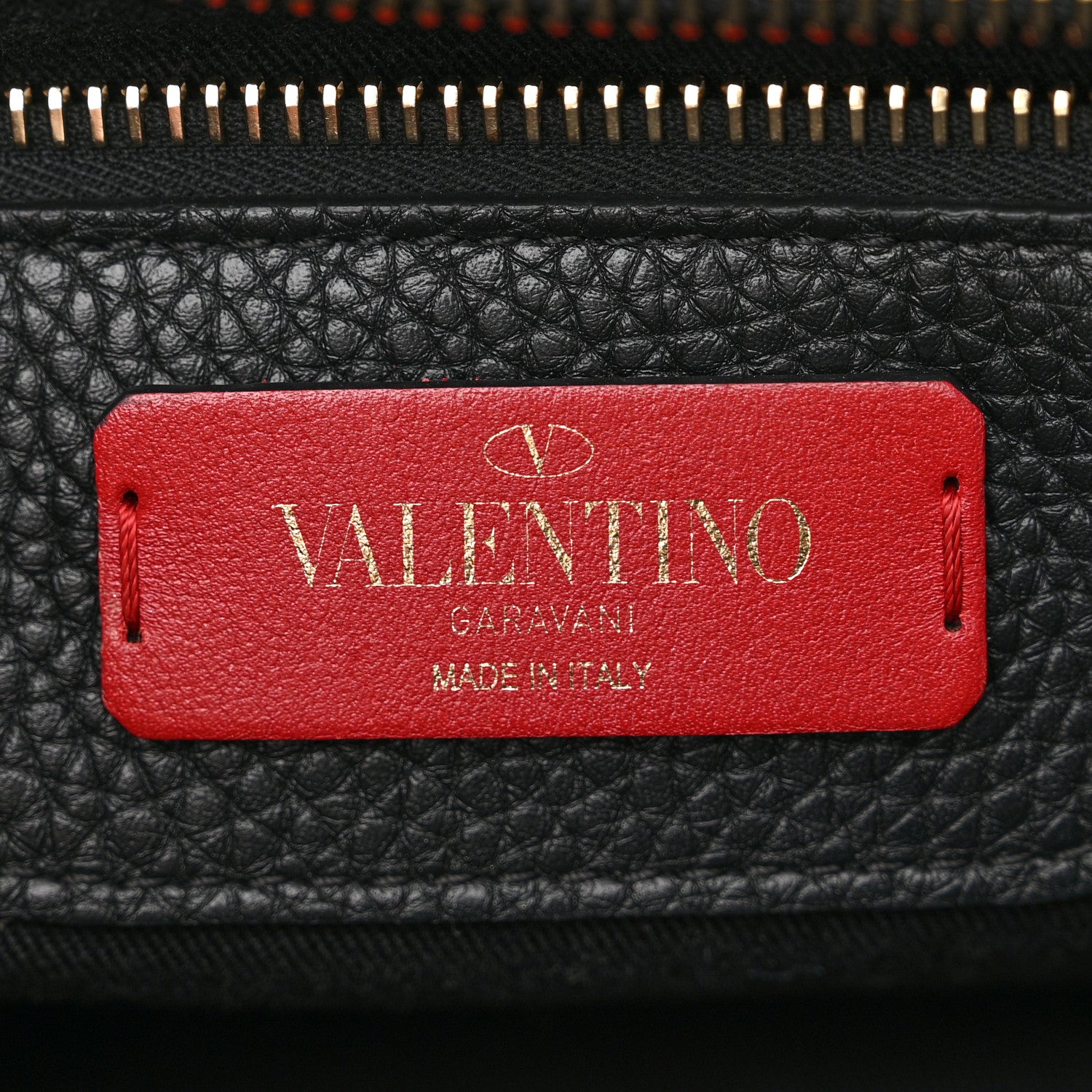 Valentino Garavani Pebbled Calfskin Rockstud Single Handle Flap Bag Black 6 of 9