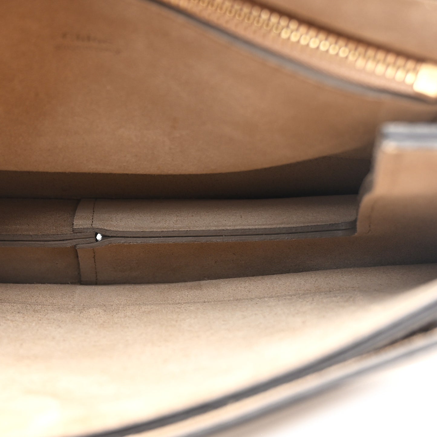 Calfskin Suede Medium Faye Shoulder Bag Motty Grey