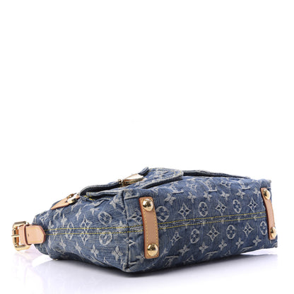 Louis Vuitton Denim Baggy PM Blue 4 of 12
