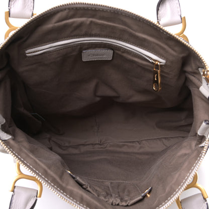 Chloe Calfskin Large Marcie Satchel Cashmere Grey 4 of 5