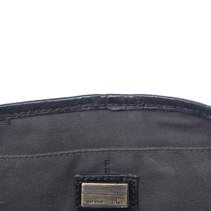 Fendi Zucca B Bis Flap Bag Tobacco Castagna 10 of 15