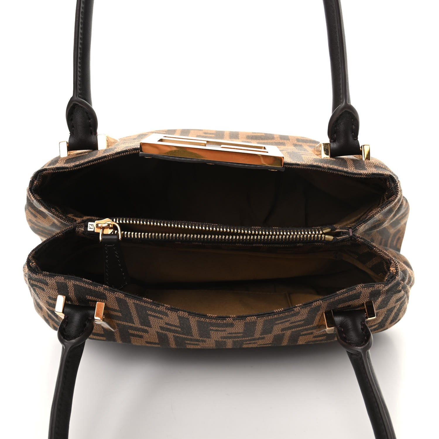 Fendi Zucca Mia Tote Tobacco 5 of 8
