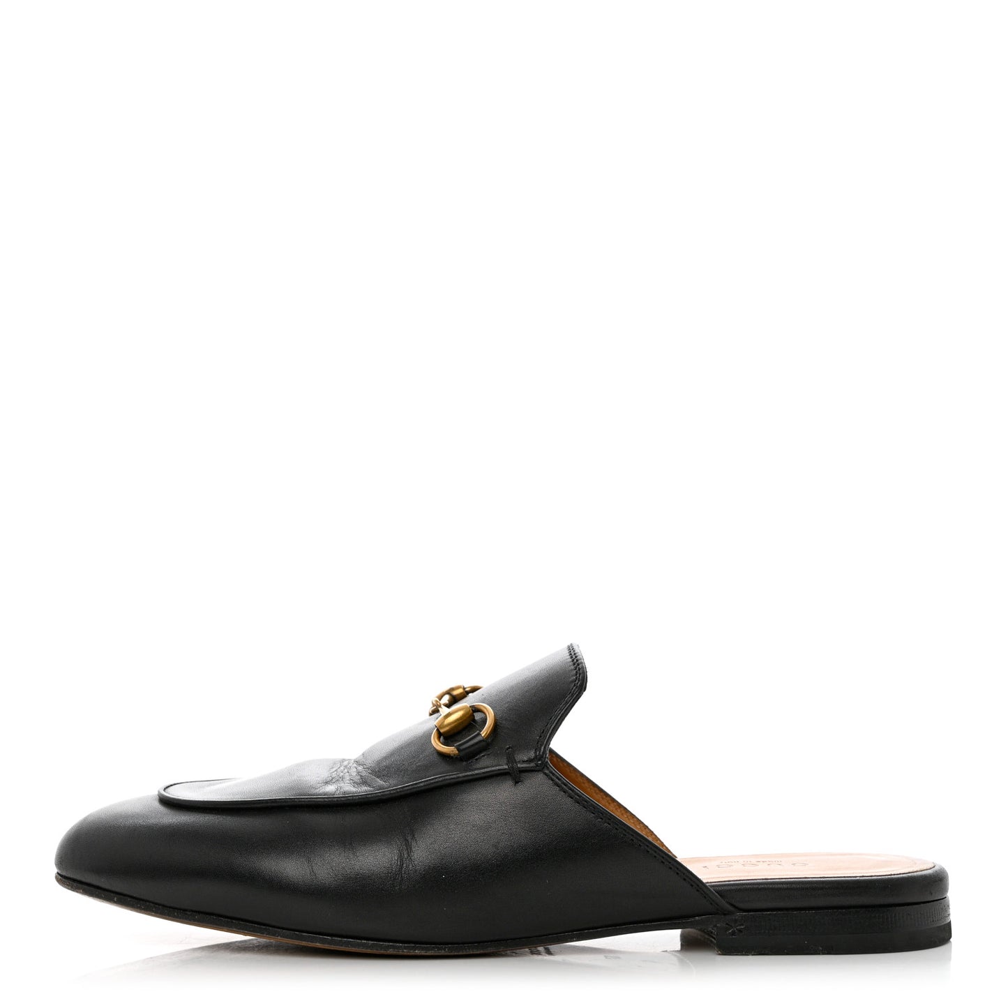 Calfskin Womens Princetown Slippers 37 Black