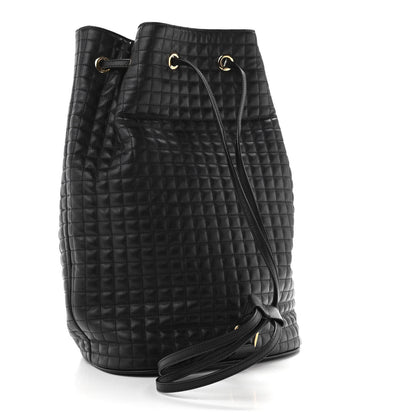 Celine Calfskin Quilted Medium C Backpack Black 3 of 11
