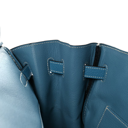 Hermes Togo Birkin 35 Blue Jean 14 of 40