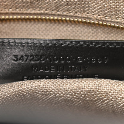 Balenciaga Shearling Calfskin Padlock Nude Work XS Bag Black 7 of 14