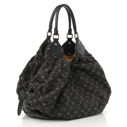 Louis Vuitton Denim Mahina XL Black 3 of 18