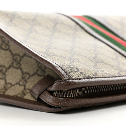 Gucci GG Supreme Monogram Web Ophidia GG Toiletry Case Beige New Acero 8 of 8