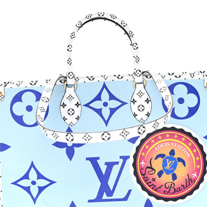 Louis Vuitton Monogram Giant Saint Barth Onthego Blue 7 of 11