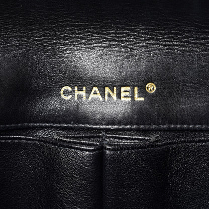 Chanel Lambskin East West Chocolate Bar Flap Black 6 of 15