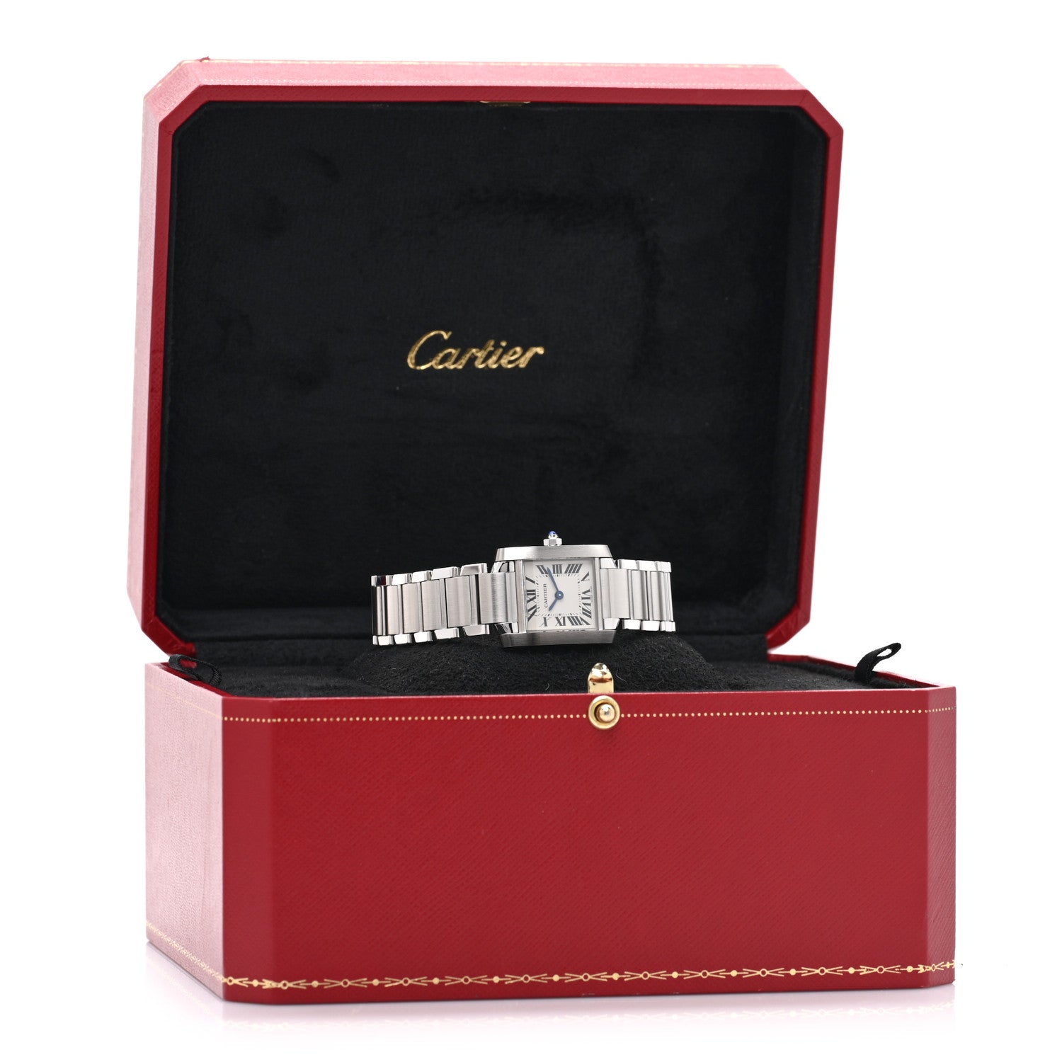 Cartier Stainless Steel 20mm Tank Francaise Quartz Watch 5 of 5
