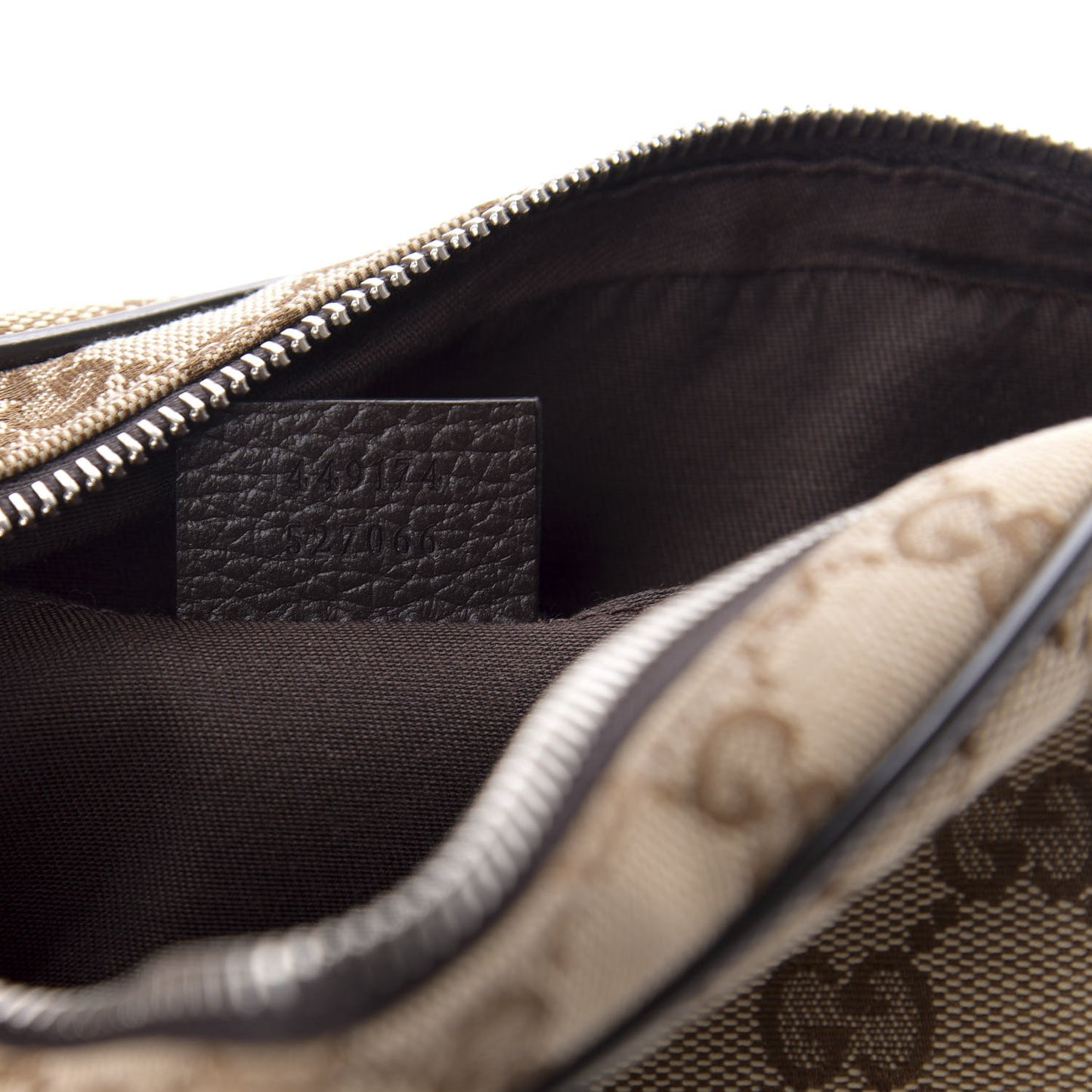 Monogram Belt Bag Dark Brown