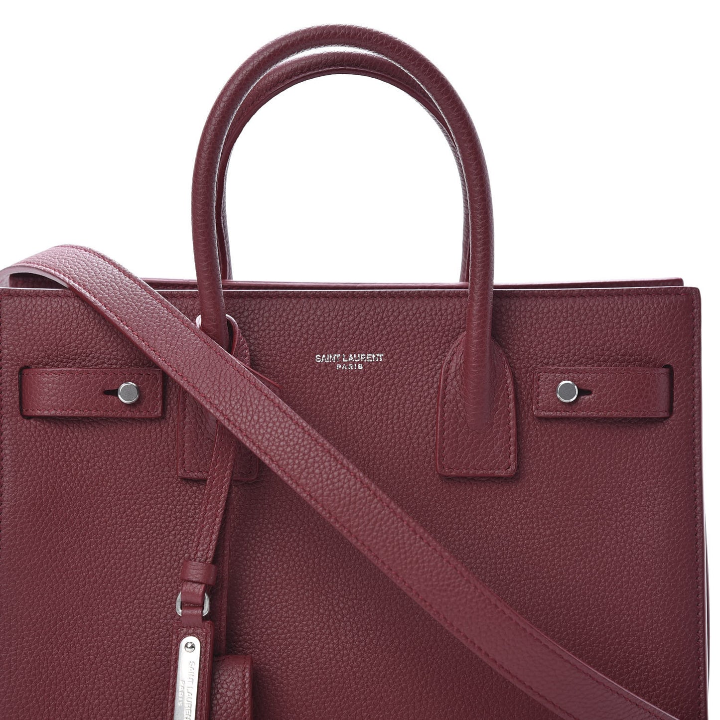 Grained Calfskin Nano Sac De Jour Souple Palissandre