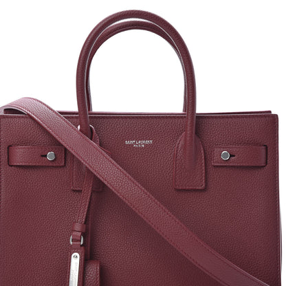 Saint Laurent Grained Calfskin Nano Sac De Jour Souple Palissandre 8 of 10