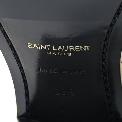 Saint Laurent Lacquered Snakeskin Ayers Finn 60 Crop Zip Boots 38.5 Cream 7 of 8